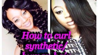 *YEEES YOU CAN CURL SENSATIONNEL YAKY NATURAL HAIR SYNTHETIC/HUMAN HAIR!.WATCH ME!..*