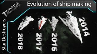 Evolution of ship making in space engineers ( EP1 : Star Destroyer )