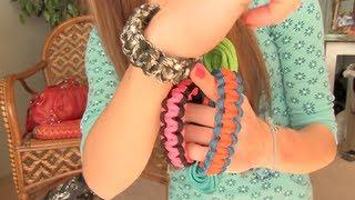 DIY : Paracord Bracelet. ((Cobra Stitch with Buckle. One & Two Color)) | SoCraftastic
