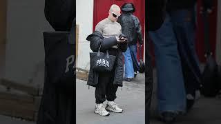 What people are wearing in Paris Fashion Week mens A.W 2024 Day 4 part 2 #shorts