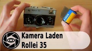 Rollei 35 Analog Kamera: Laden und Entladen Tutorial.