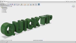 Fusion 360 Quick Tip — Change Part View