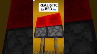REAL BED in Minecraft! (Bumble Bee) #shorts #minecraft