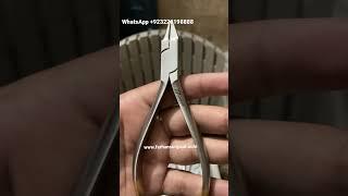 Bird Beak Plier Tc Gold Plated-Manufacturer Farhan Surgical Sialkot