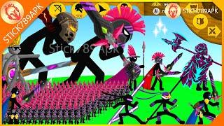 EPIC ARMY CYPERPUNK GRIFFON, XIPHOS, SHADE VS FINAL BOSS TITAN | Stick War Legacy Mod | Stick789Apk