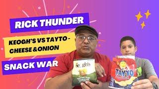  Keogh’s vs Tayto | Cheese & Onion Chip Battle (Ireland) | Snack Review