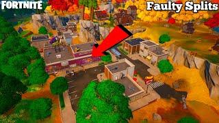 *NEW* FAULTY SPLITS LOCATION GAMEPLAY - FORTNITE LOOTING GUIDE