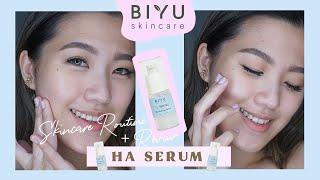 Skincare Morning Routine + BIYU HA Serum Review // FELICIA CHERRIKA