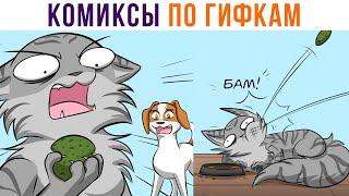 Комиксы по гифкам. КОТА ДОВЕЛИ))) | Мемозг 878