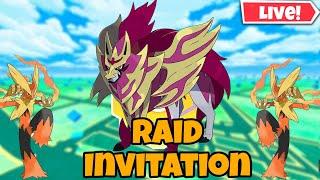 ️Shiny Zamazenta & Mega Blaziken Raid Invitation in #PokemonGo