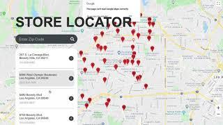 Google Maps Store Locator by @CleverProgrammer | JavaScript Projects