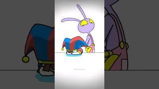 JAX: POMNI Crying?THE AMAZING DIGITAL CIRCUS Jax & Pomni Adorable Friendship Animation #shrots