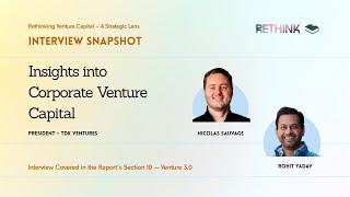 Insights into Corporate Venture Capital – with Nicolas Sauvage