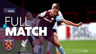 Full Match: West Ham United v Liverpool | Barclays WSL 2024-25