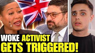 Black Liberal OUTRAGED Over UK Flag! Calls It RACIST & FAR RIGHT In EXPLOSIVE Debate…