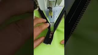 How to attach simple zip on kurti / kameez || simple zip lagane ka tarika#shorts #shortfeed #sewing