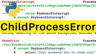 ChildProcessError | Python | Tutorial