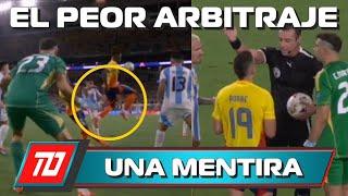 ¡UNA MENTIRA! COLOMBIA PIERDE INJUSTAMENTE ANTE ARGENTINA DIO EL PARTIDO EL ARBITRO BRASILEÑO