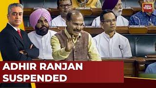 Congress' Adhir Ranjan Chowdhury Suspended From Lok Sabha Over 'Misconduct'