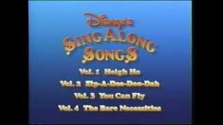 Closing to Disney's Sing-Along Songs: I Love to Laugh 1990 VHS