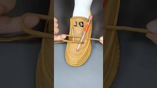 Learn this shoe-tying technique #tranding