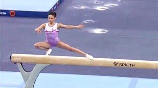 Oksana Chusovitina (UZB) - Beam - Qualifications - Baku World Cup 2023