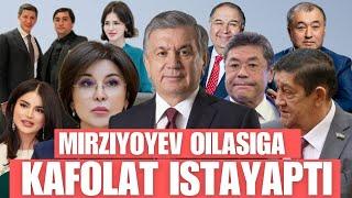 MIRZIYOYEV OILASIGA KAFOLAT ISTAYAPTI