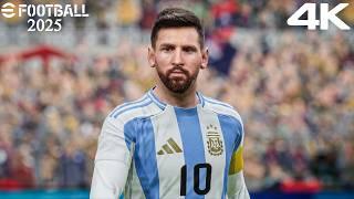 eFootball 2025 - Brasil vs Argentina | PS5 Gameplay 4K