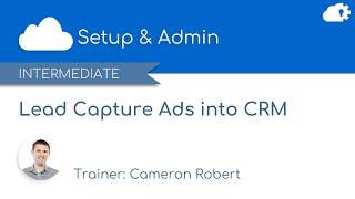 Marketing Cloud Lead Capture Ads into CRM