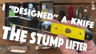 I designed a pocket knife.  Introducing the Advanced Knife Bro Stump Lifter only at @BladeHQ