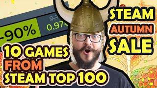 Steam Autumn Sale 2022! - 10 Games from Steam Best TOP 100!!