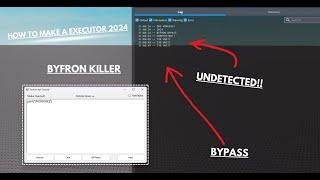 HOW TO MAKE A ROBLOX EXPLOIT 2024 [BYPASS BYFRON] [AUTO INJECT]