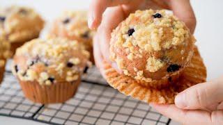 Blueberry Muffins Recipe｜Ohyoo Cooking