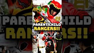 Like Father Like Son/Daughter #powerrangers #redranger #powerrangersdinocharge #shorts #tommyoliver