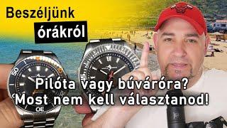 Pilóta vagy búváróra? Most nem kell választanod! - Beszéljünk órákról