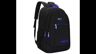 Teen Backpack for Boys School Bags Nylon Black 15 6 Inch Laptop Back pack Men Junior SchoolBag Teena