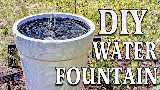 EASY DIY SOLAR WATER FOUNTAIN ON A BUDGET