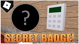 How to get the ??? (SECRET) BADGE + CABIN CODE in WORM! [ROBLOX]