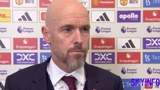 I Don’t Think It’s Red | Erik Ten Hag Post Match interview | Manchester United 0-3 Tottenham