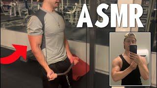 ASMR Gym Workout - My Bicep Routine (Whispered)