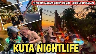 KUTA BALI IS GETTING BETTER WITH TOURISTS: THE GLIMMING NIGHT OF KUTA BALI BEACH