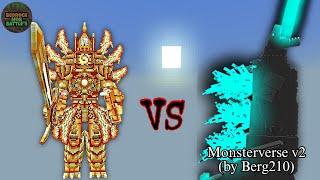 Titan Clockman (Upgrade) vs Monsterverse v2 (Berg210) | Minecraft Bedrock | Mob Battle