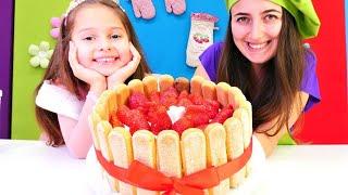 Selin macht für Mama eine Torte. Kinder Show auf Deutsch. Spielzeug Video