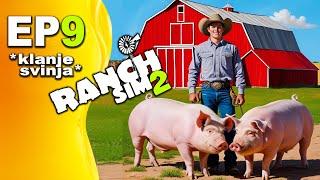 KLANJE SVINJA & PRODAJA MESA, ZARADA KIDA! *Ranch Simulator 2* EP9