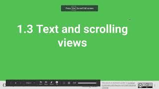 1.3: Text and scrolling views (slide)