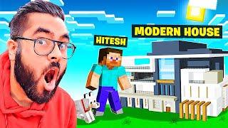 Building MODERN HOUSE in MINECRAFT  | HAGGAPUR Episode 2 | Hitesh KS