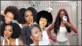 HOW I GREW MY HAIR TO WAIST LENGTH | PRODUCTS, TIPS, HAIR STORY