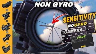 Non Gyro No Recoil sensitivity  | Best NON GYRO SENSITIVITY SETTINGS BGMI / PUBG || copy & used 