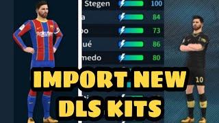 How to Import NEW FC Barcelona KITS 2021 in Dream League Soccer 2020