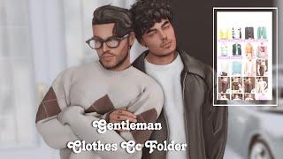 Sims 4 | Gentleman CC Clothes| Folder 400+ CC